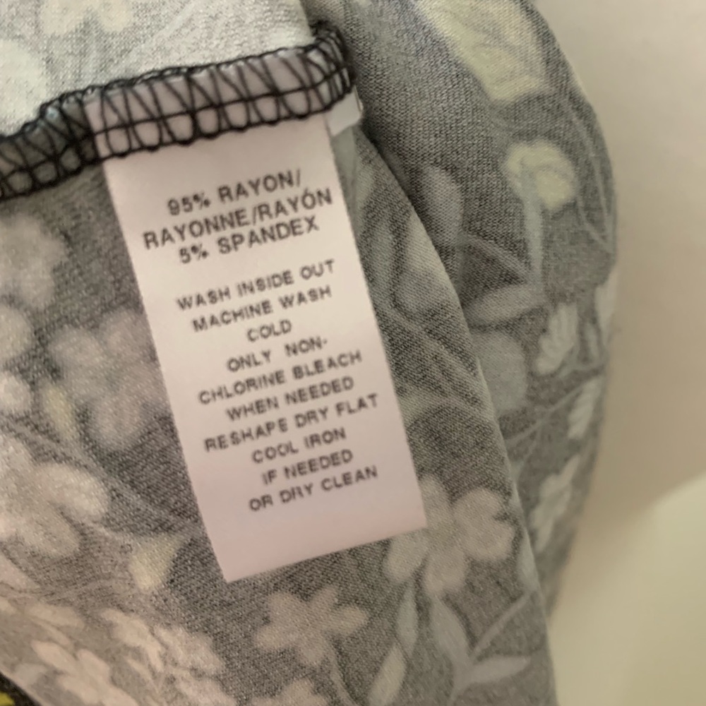 The Loft floral swing dress size SP - Picture 6 of 7